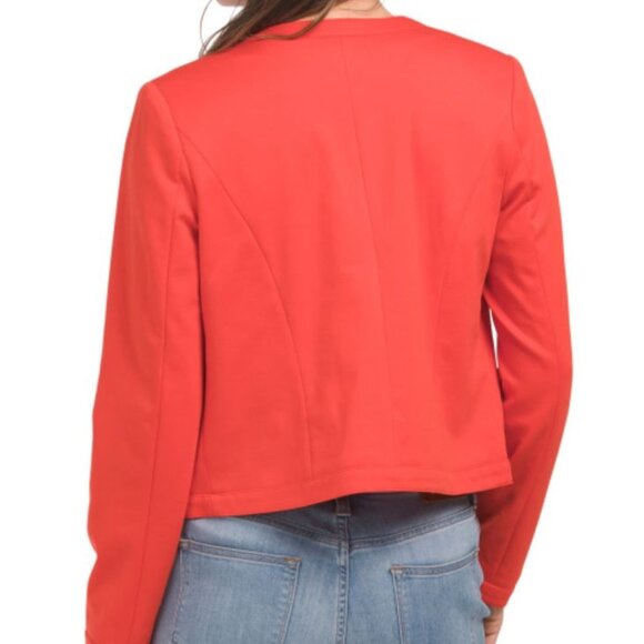 NWT HAVER + BLAIR Women's Ladylike Red Blazer Jacket Size S - Picture 2 of 2